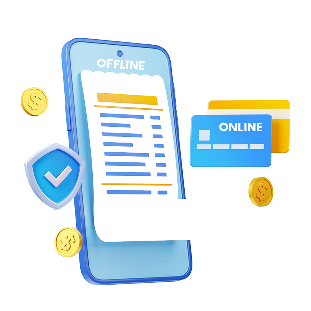 ONLINE AND OFFLINE PAYMENT