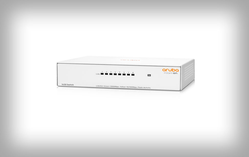 1430 - Aruba 8 Port Gigabit Unmanaged Switch
